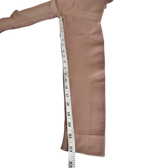SET Active Sculptflex Leggings Seamless Ribbed 7/8 Length Amethyst Pink Small - Picture 9 of 10